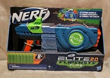 NERF Elite 2.0 Flip-8 Blaster 8-Dart Capacity Kids Toy Foam Flip Cannon Toy Gun