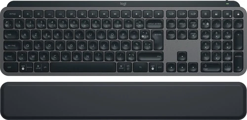 Logitech MX Keys S Plus - Draadloos Toetsenbord met Polssteun - Azerty - Zwart