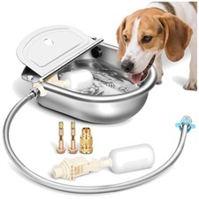 Stainless Steel 3L Water Bowl for Livestock &...