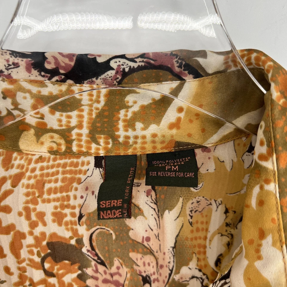 Top Serenata De Colección Para Mujer PM Western Floral Y2K Hada Campesina Oficina Preppy Años 90 Foto 4 de 4