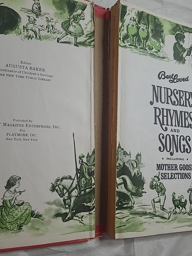 Best Loved Nursery Rhymes and Songs Mother Goose Book 1974 Parents Magazine - Imagen 6 de 17