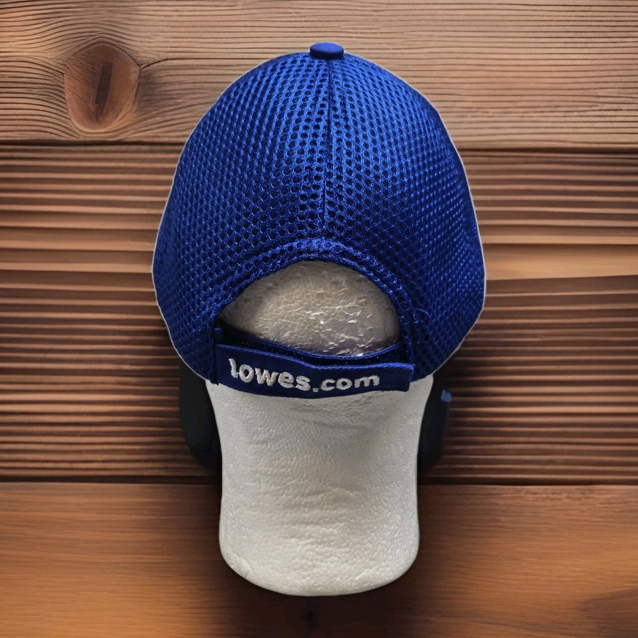 Lowes Baseball Cap Hat Mens Adjustable Strap Mesh… - image 3