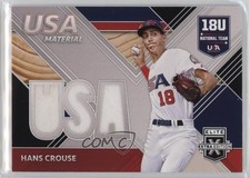 2020 Panini Elite Extra Edition USA Baseball Material Black Hans Crouse c2a