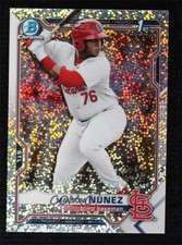 2021 Bowman Chrome Prospects Speckle Refractor /299 Malcom Nunez #BCP-226 0ed0