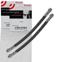 2X Brembo BremsschlÄUche Hinten Innen Mitte Beidseitig Passend FÜR Fiat Talento