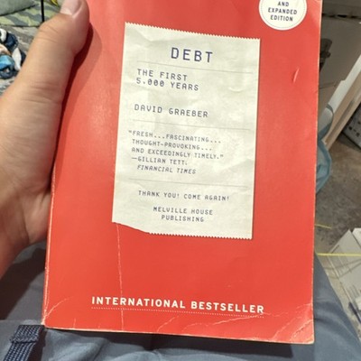 Melville House Debt: The First 5,000 Years PB Updated Expanded Ed David Graeber