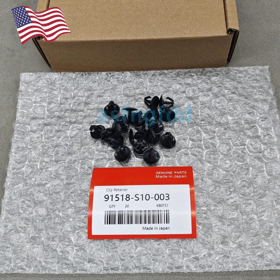 ¡NUEVO! 20x Retenedor de clip de retención de sello de capó para Honda Accord Acura 91518-S10-003 Foto 2 de 4
