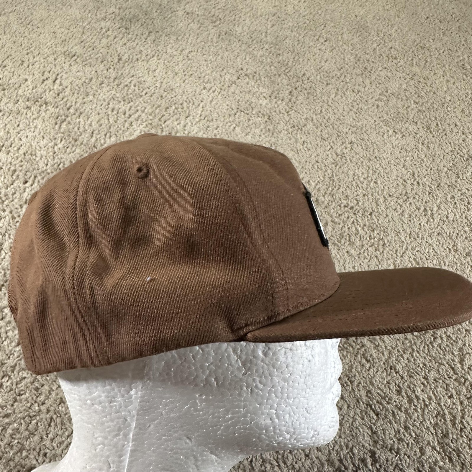 Brixton Hat Cap Snap Back Brown Patch Flat Brim M… - image 4