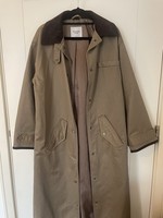 Abercrombie & Fitch Long Wax Jacket 8 With Snaps - New, Versatile And Stylish