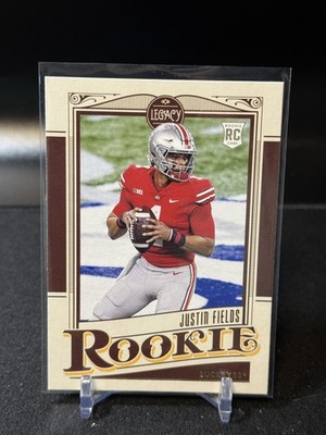 Justin Fields 2021 Panini Legacy #142 Rookie Ohio State Buckeyes A/4/5