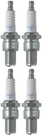 Set 4 NGK Standard Spark Plugs for Suzuki RM100 2003 Engine 100cc