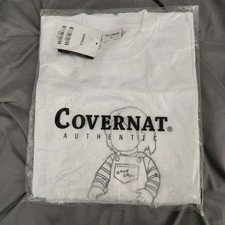 Covernat x Chucky Child's Play Good Guys Whte Grphic T-Shirt Large NWT C2003ST31