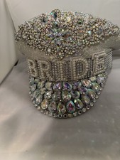 Blinged Out Bride Hat