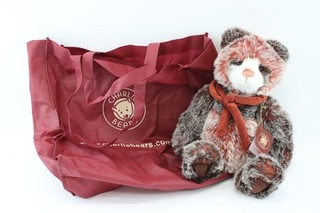 Charlie Bear Dixie CB151586A Teddy Bear w/ Tags & Bag