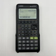 Casio fx-9750GIII Graphing Calculator Power Graphic 3 Black Tested Works EUC