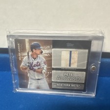 Topps 2020 Major League Material Pete Alonso Game-Used Serial Mets Card (85/199)