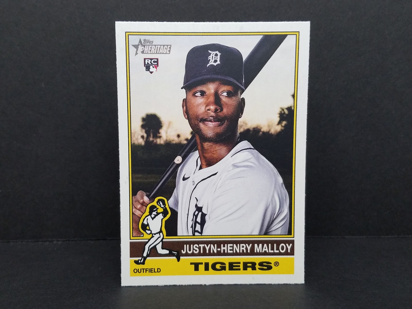 2025 Topps Heritage #305 Justyn-Henry Malloy, Tigers (RC) - Base Rookie Card