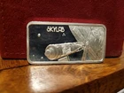 1 OZ SKYLAB 1973 FIRST U.S. SPACE STATION .999 SILVER ART BAR