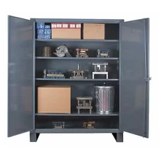 Durham Mfg Hdc-246078-4S95 Shelving Storage Cabinet, 78 In H, 60 In W, 24 In D,