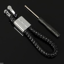 Für Mercedes AMG Leder Schwarz Emblem Anhänger Keyring Lanyard Schlüsselanhänger Für Mercedes AMG Leder Schwarz Emblem Anhänger Keyring Lanyard Schlüsselanhänger