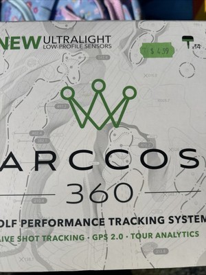 Arccos 360 2nd Generation Smart Caddie Sensor 10 pieces Used