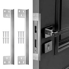 2pack Door Latch Guard Plates,Outswing Door Security Protector Cover,Stainles...