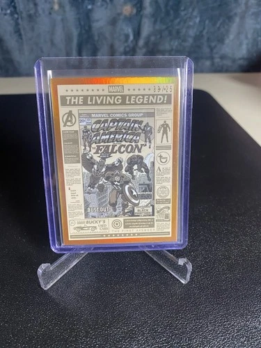2026 Topps Marvel Brooklyn Collection The Living Legend Captain America 09 /25