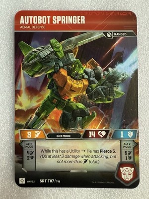 Transformers TCG Wave 2 Autobot Springer - Aeriel Defense - near mint