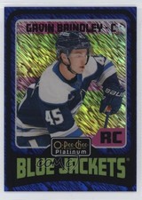 2024 O-Pee-Chee Platinum Retro Rookies Blue Luster /100 Gavin Brindley #R99 1rn5