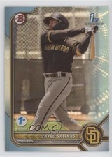 2022 Bowman 1st Edition Sky Blue Foil Zayed Salinas #BPPF-122 fm0