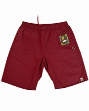 A Bathing Ape / BAPE men s shorts in burgundy red. BRAND NEW, with tags.
