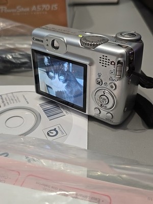 Canon PowerShot A570 IS Digital Camera - Silver for sale online | eBay