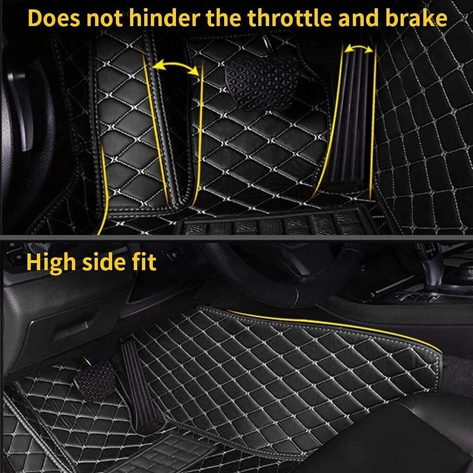 Car floor mats for Chevrolet Silverado/Silverado 1500/2500/3500 all weather mats Foto 3 de 4