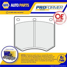 Brake Pads Set fits WESTFIELD SEVEN 1.7 Front 83 to 04 Proformer Quality