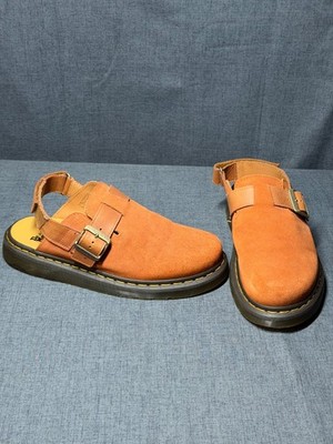 Dr. Doc Martens Suede Jorge II Slingback Mules Sandals Men's 10 Leather