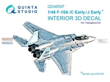 QTSQD48597 1:48 Quinta Studio 3D Decal - F-15A F-15C Early F-15J Early Eagle