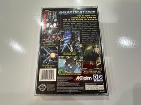 Galactic Attack (Sega Saturn 1995) CIB Complete with Registration Card Tested EX