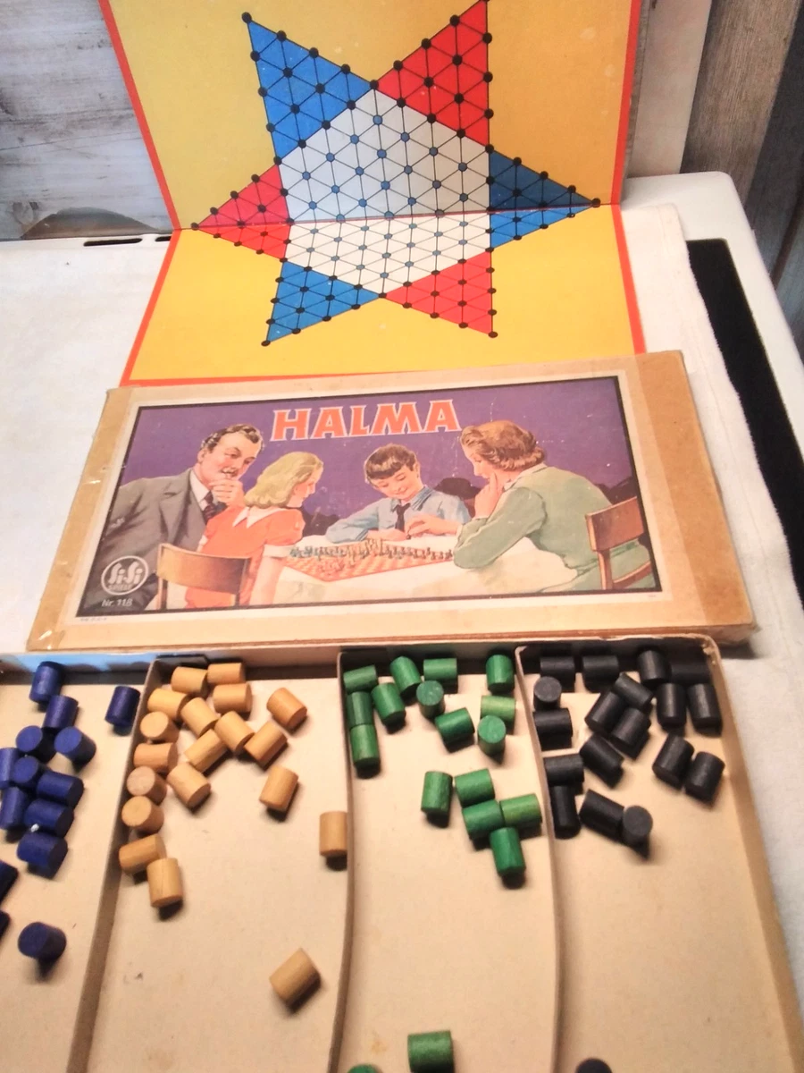 Jeu De Halma En Bois - Les Jeux Réunis JLR - Années 1920 - Incomplet