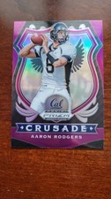 Aaron Rodgers 2020 Prizm Draft Picks Crusade Purple Prizm #10 Green Bay Packers
