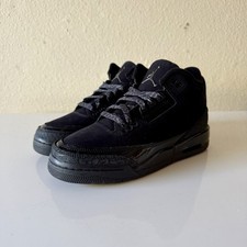 Nike Air Jordan 3 Retro Black Cat GS Shoes US 5Y/ 6.5 Women s DM0967-001