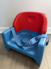 90s Y2K Fisher Price Grow With Me Booster Seat Blue Vintage Booster High Chair
