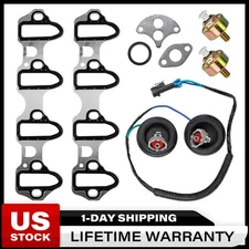12601822 Knock Sensor Harness with Intake Manifold Gasket Kit For Chevrolet GMC