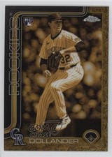 2025 Topps Gilded Collection Chrome Cast in Gold 39/199 Chase Dollander 16z7