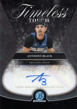 2025-26 Bowman Timeless Touch Anthony Black Auto