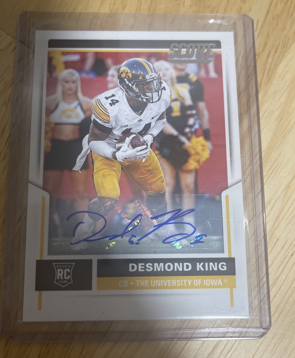 Desmond King Panini Score #354 Signature