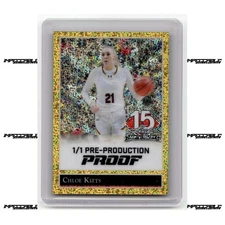 2025 Leaf NSCC The National Proof - Chloe Kitts Rookie 1/1 Gold Dots