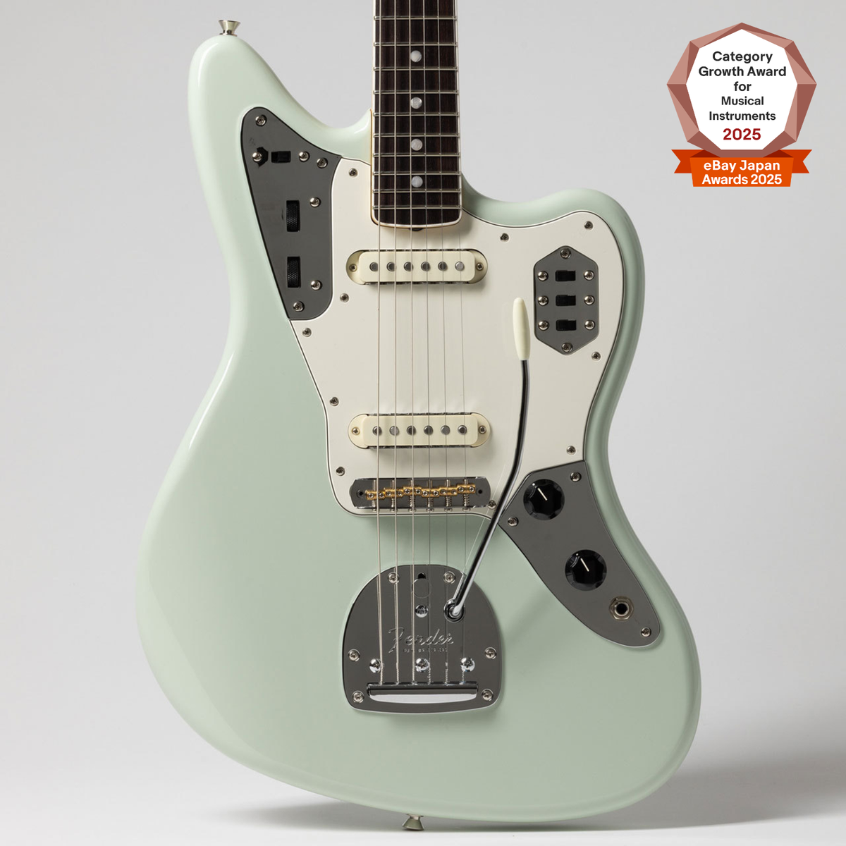 Fender Moeka Shiotsuka Jaguar moni Aged Sonic Blue Electric Guitar