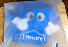 Lowe's Big Blue Plush Backpack, New In Bag