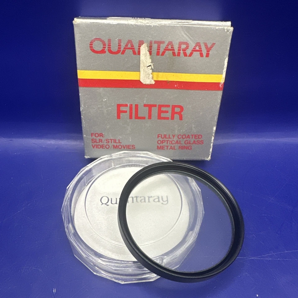 NOS QUANTARAY 52mm C.S. Lens Fillter Cross Screen JAPAN 24-166-1610 w/ Hard Case - Image 2 of 4