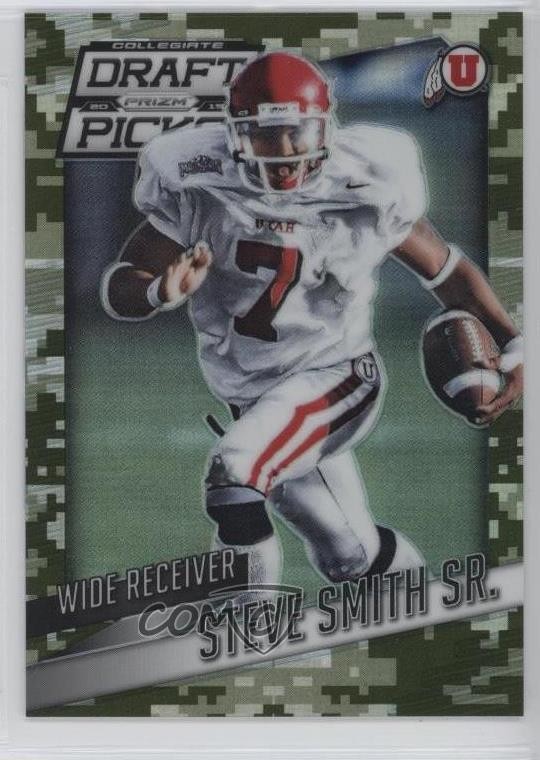 2015 Panini Prizm Collegiate Draft Picks Camo 72/199 Steve Smith Sr #93 2u6